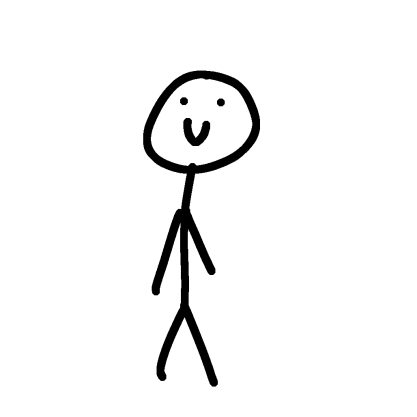 Stickman flipped horizontally